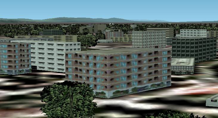 郊外のマンション