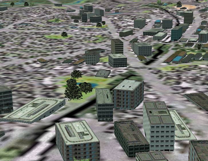 Fuji-ga-oka and Aoba-dai in the summer.